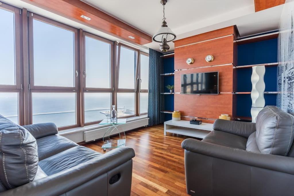 Sea View-Golden Apartments Gdynia Buitenkant foto